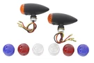 Mini Led Bullet Amber Lens Marker Lamp Set For Harley-davidson. Fixed Price $64.99.
