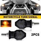 Mini Led Motorcycle Turn Indicator Blinker Signal Light Amber For Honda Suzuki. Fixed Price $10.44.