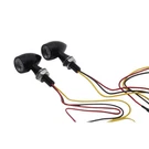 Black Mini Led Turn Signal Lights For Harley M8 Dyna Street Bob Fxdf Fxdl Fxdc. Fixed Price $9.95.