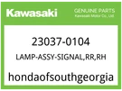 Kawasaki Oem Part 23037-0104 Lamp-assy-signal,rr,rh. Fixed Price $82.34.