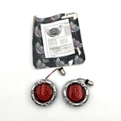 Custom Dynamics Chrome Ringz Rear Flat 1156 Turn Signal Harley Touring Softail. Fixed Price $68.40.