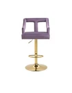 Pcs Bar Chair Set T-shaped Backrest, Footrest 2-LAYER Electroplated Metal Base. Fixed Price $50.00.