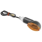 Bikemaster Universal Mini-stalk Turn Signals Carbon 2-5/16" 122-9860. Fixed Price $32.93.