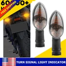 2PCS Motorcycle Turn Signal Light Yellow Amber Indicator Blinker Lamp Smoke. Fixed Price $15.19.