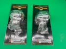 (nos) Custom Chrome Vintage Bullet Lights W/amber Visor 28-004 (harley) QTY.2. Fixed Price $53.11.