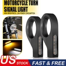 2X Motorcycle 41MM Fork Tubes Clamp Led Turn Signal Blinkers Light Amber White. Fixed Price $27.54.