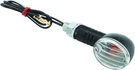 Bikemaster Ministalk Marker Light Round - Black/clear. Fixed Price $42.99.
