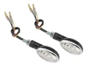 Bikemaster Rays Universal 12V Motorcycle Led Turn Signal Black W/ Clear Lens. Fixed Price $14.89.