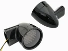 Black Revox Bullet Style Led Rear Turn Signal Set For Harley Davidson By V-twin. Fixed Price $160.40.