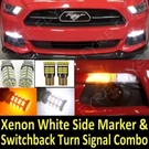 2015-2017 Mustang Super Bright Switchback Led Turn Signal & Side Marker Package. Fixed Price $50.93.