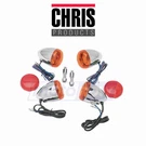 Chris Deuce-style Turn Signal Lamps For 1986-1995 Harley Davidson XLH883DLX Vo. Fixed Price $117.88.