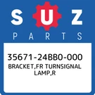 35671-24BB0-000 Suzuki Bracket,fr Turnsignal Lamp,r 3567124BB0000, New Genuine O. Fixed Price $39.35.