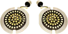 Drag Specialties Front Dual Ring Turn Signal Inserts White-amber R.... Fixed Price $99.99.