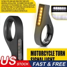 2X Motorcycle Fork Led Turn Signal 39-41MM Switchback Sequential Amber Light Drl. Fixed Price $28.99.