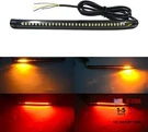 Universal Amber Red Led Light Strip Motorcycle Tail Brake Stop Turn Signal. Fixed Price $17.81.