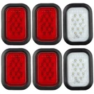 Partswcgg 6PCS 5"X3" Rectangle Led Stop/turn/tail/brake & Backup Reverse Truc.... Fixed Price $49.79.