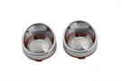 Turn Signal Bezel Amber Mirrored Chrome For Harley-davidson. Fixed Price $49.99.