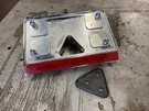 Genuine Harley Layback Laydown License Plate Mount Dyna Softail Touring 3 Hole. Fixed Price $29.99.