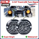 3-1/4 Inch Front Led Turn Signal Double Base Compatible With Aley Road Glide. Fixed Price $53.98.
