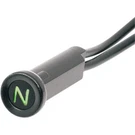 Drag Specialties Snap-in Indicator Light Neutral Black Bezel .300" 2212-0103. Fixed Price $18.99.