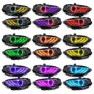 Oracle Black Series Led Headlights Dynamic Colorshift W/ Sequential Turn Signal. Fixed Price $1809.99.