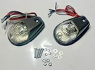Sport Bike Flush Mount Running Light/turn Signal Kit, Carbon Fiber, Clear Lens.. Fixed Price $19.00.