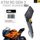 Ktm RC390 RC125 RC200 Gen Front Right Side Turn Signal 94514026000. Fixed Price $96.99.