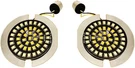 Drag Specialties DS-300-AW-1157T Flat-style Dual Front Turn Signal Insert Whit. Fixed Price $98.75.
