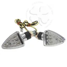 Led Stalk Turn Signal Clear Chrome Universal Light Motorcycle Blinker Shawnee. Fixed Price $14.99.