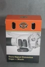 Harley Davidson Black Extension Caps 14+ Xl 12+ Dyna 11+ Softail 71500177. Fixed Price $15.00.
