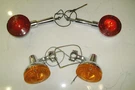 1974-76 Yamaha Enduro Turn Signal Indicator Flasher Set Front & Rear Blinkers. Fixed Price $298.00.