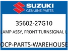Suzuki Oem Part 35602-27G10 Lamp Assy, Front Turnsignal Lh. Fixed Price $89.93.