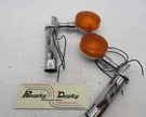 Vintage Honda Fork Mounted Left Right Front Turn Signals. Fixed Price $49.99.