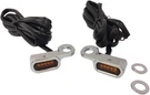 Drag Specialties Led Handlebar Marker Lights Chrome With Amber Lens #187077. Fixed Price $98.53.
