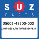 35603-48ED0-000 Suzuki Lamp Assy,rr Turnsignal,r 3560348ED0000, New Genuine Oem. Fixed Price $103.74.