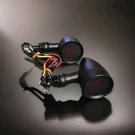 Gzyf Motorcycle 12V Turn Signal Light Lamps Black Indicator Blinker 2PCS. Fixed Price $14.99.