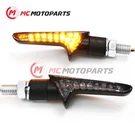 For Universal Motorcycle Smoke Lens Bright Amber Led Turn Signal Lights T128. Fixed Price $26.78.