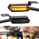 Motorcycle Sequential Led Turn Signals Flowing Mini Handlebar Light For Harley. Fixed Price $17.11.
