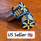 Pair Amber Led Rear Turn Bulbs For Harley Heritage Classic 2000 2017 Visibil. Fixed Price $14.99.