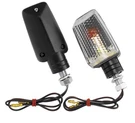 Bikemaster Universal Mini Stalk Marker Light Kit - Clear Lens Amber Bulb Bla. Fixed Price $25.19.