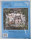 Candmar Designs Counted Cross Stitch Wolves Picture 60518 14" X 11". Fixed Price $12.95.