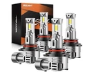 Sealight 4 9005 9006 Combo Led Headlight Bulbs High Low Beam Kit White Wireless. Fixed Price $59.99.