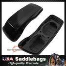 Vivid Black Dual 6X9" Saddlebag Speaker Lid For 2014-UP Harley Touring Road King. Fixed Price $105.78.