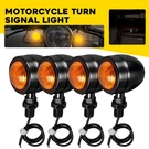 4X Black Motorcycle Turn Signals Mini Bullet Blinker Amber Indicator Lights 12V. Fixed Price $16.14.