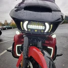 Fit For Harley Road Glide Fltrx Fltru 2015-2023 Led Drl Headlight Projector. Fixed Price $129.95.