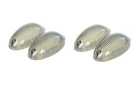 For Ducati Monster 695;800;620/DARK;S4; 4X Front+rear Indicator Turn Signal Lens. Fixed Price $42.72.