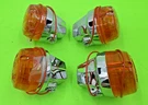 Harley Aermacchi Repro Set Of 4 68539-75P Turn Signals 76 SXT125 SS175 SS250. Fixed Price $123.49.