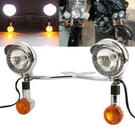 Passing Turn Signals Bar Spotlight Assembies For Honda Vtx 1300 C Retro Us. Fixed Price $85.99.