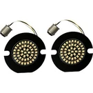 Custom Dynamics Genesis Solid Amber/white Led Front Turn Signals 1157 Flat. Fixed Price $109.95.