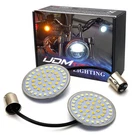 2" White/amber 1157 Switchback Led Front Turn Signal Lights For Harley Davidson. Fixed Price $18.09.